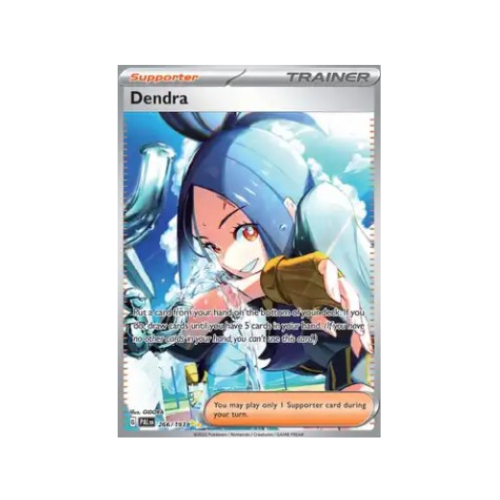 🧢 Dendra (PAL 266/193 SR) – Français | Paldea Évolutions | Pokémon Écarlate & Violet